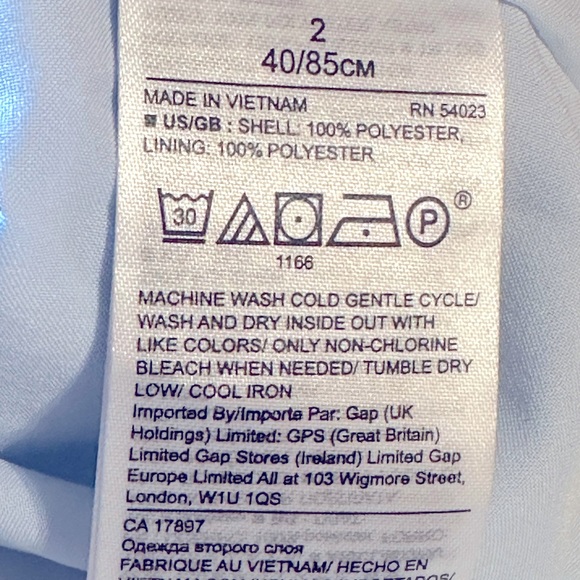 BANANA REPUBLIC - Faux Wrap High Low Floral Ruffle Dress. Size 2 - Picture 12 of 12